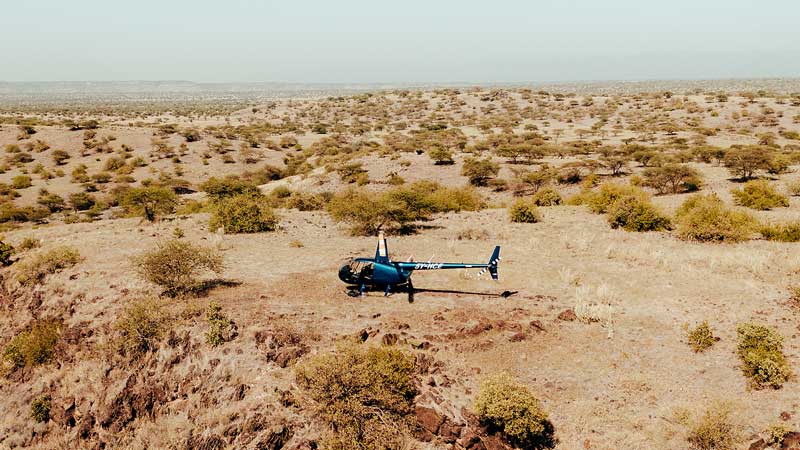 Hubschrauberflug Masai Mara