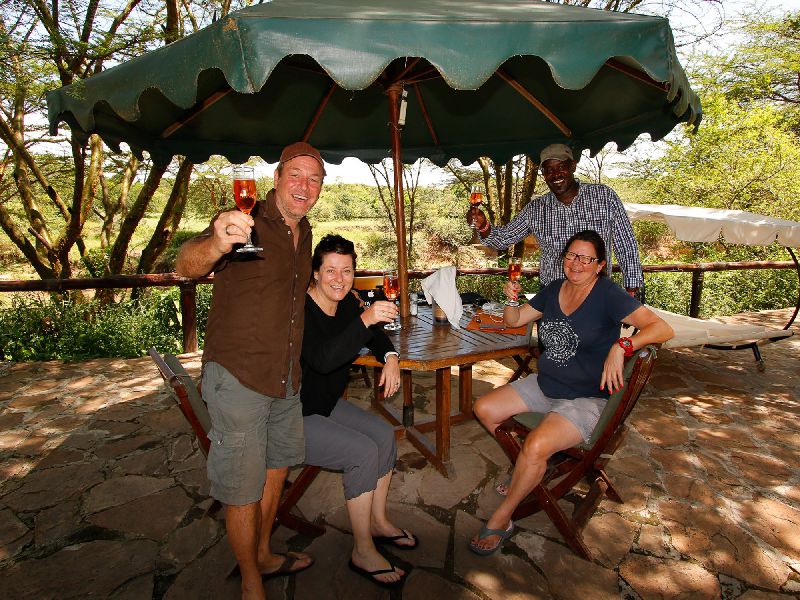Kenia Safari - glückliche Gäste