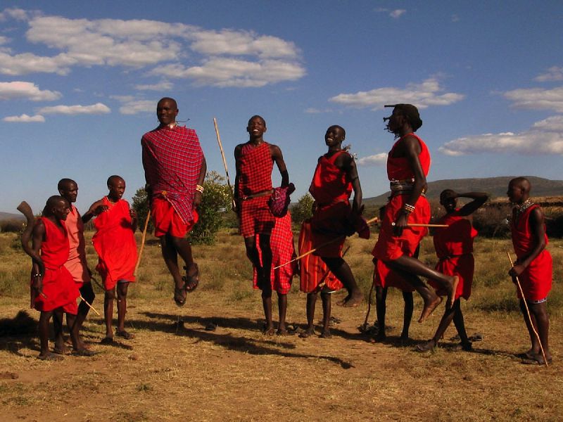 Kenia Safari - Massai Dance